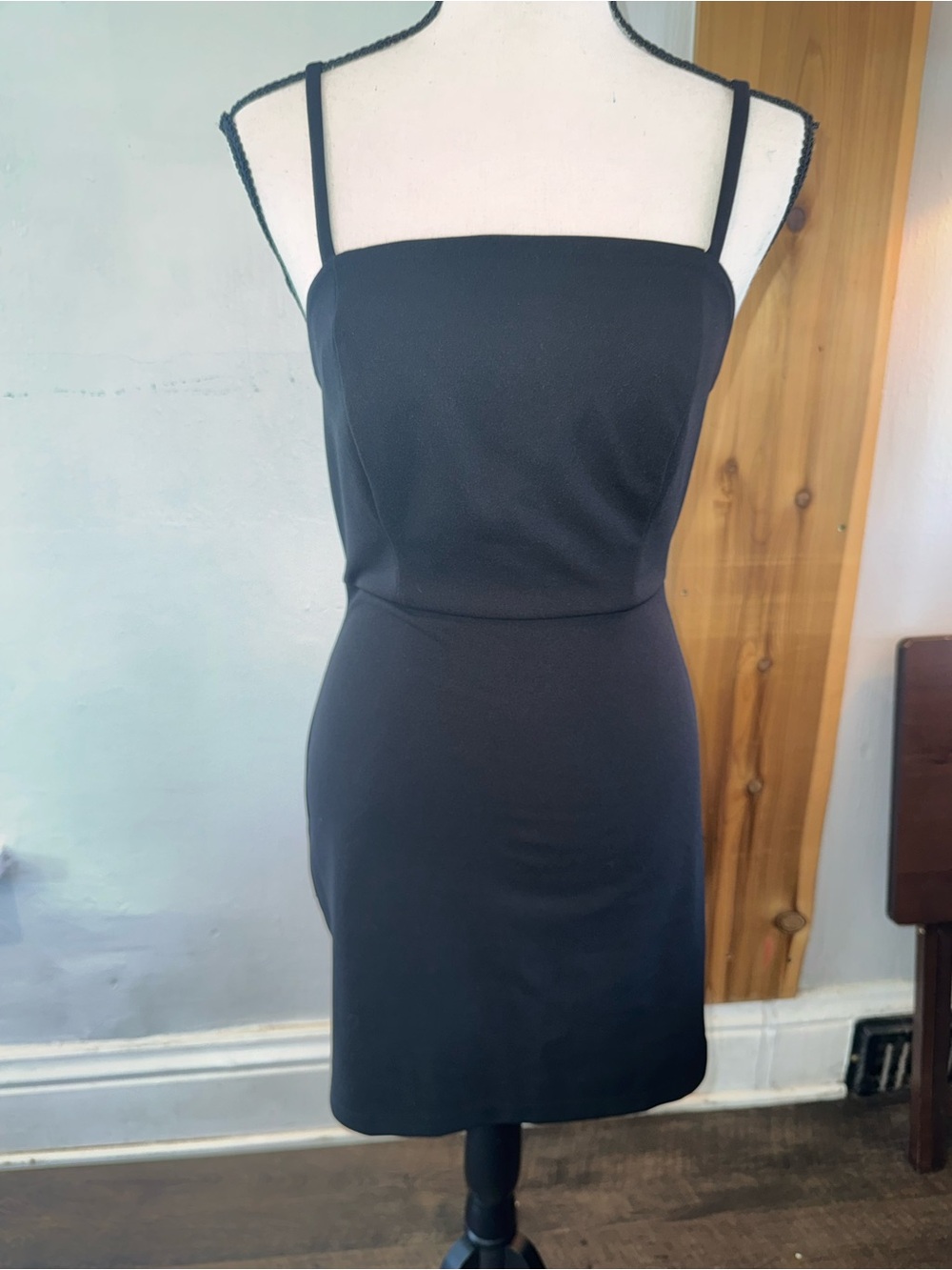 Black Classic Mini Sheath Dress